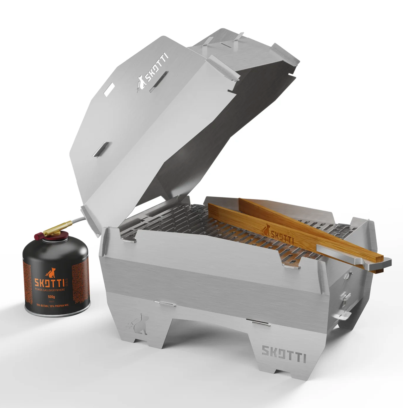SKOTTI GRILL + CAP + 3 X GAS