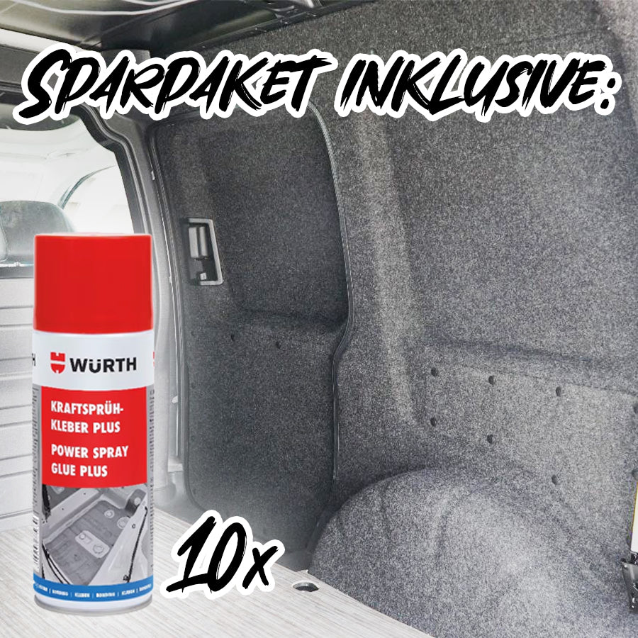 B4F CARPET-FILZ - Sparpaket inkl. Sprühkleber - Filz für deinen Campervan