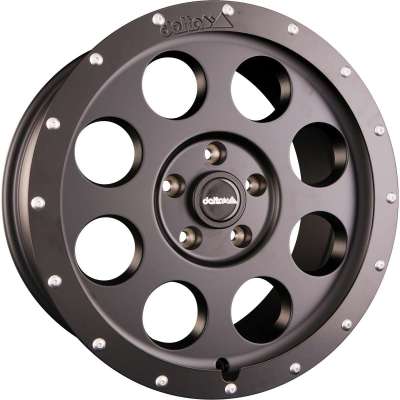 VW T4 Delta 4x4 Klassik B Radsatz (4Stk), Schwarz matt 17" ET40 5/112, mit Loder At1 235/60 R17