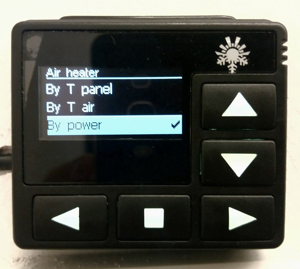 Autoterm Bedienelement PU-27 mit OLED-Display