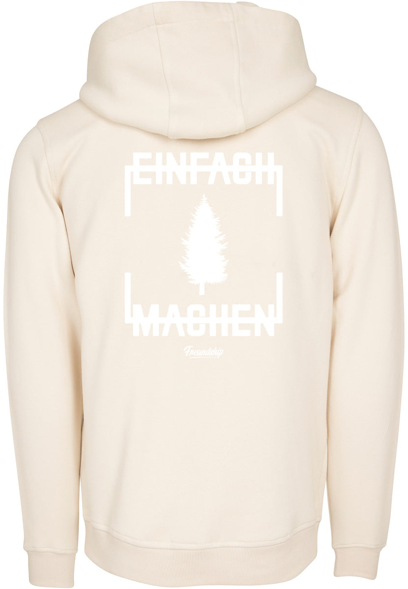 Freundship Hoodie "einfach machen" Backprint