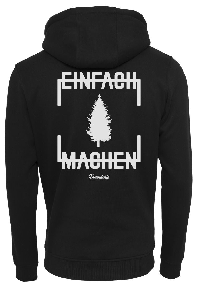 Freundship Hoodie "einfach machen" Backprint