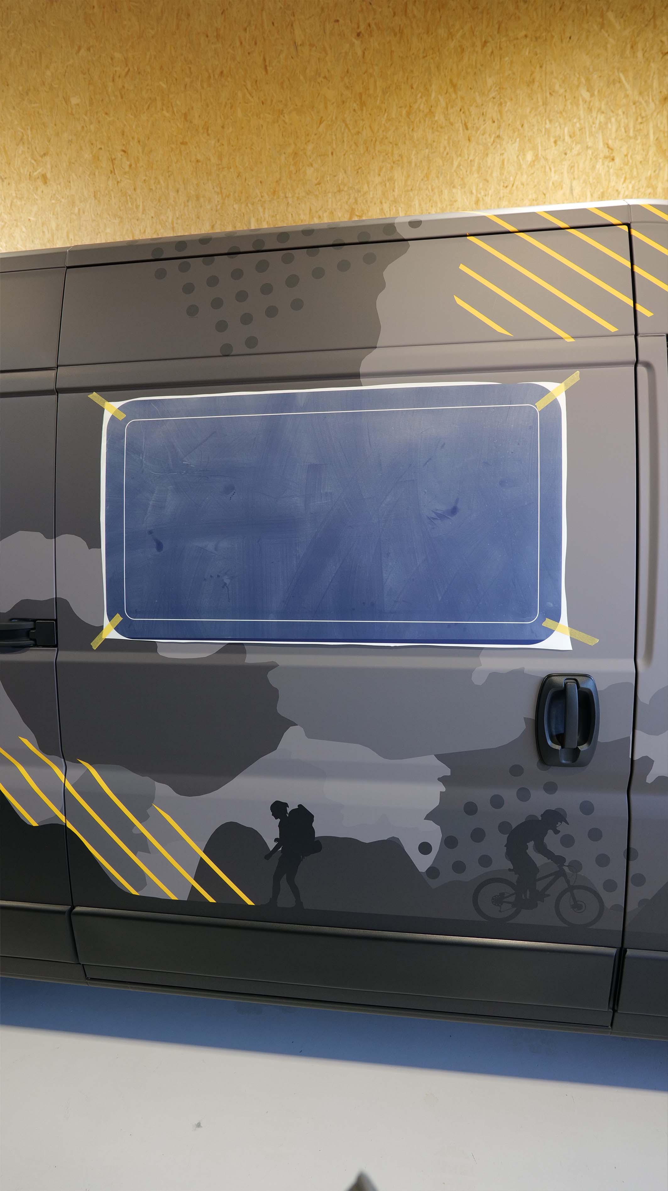 Fenster Einbau Schablone Dometic S4