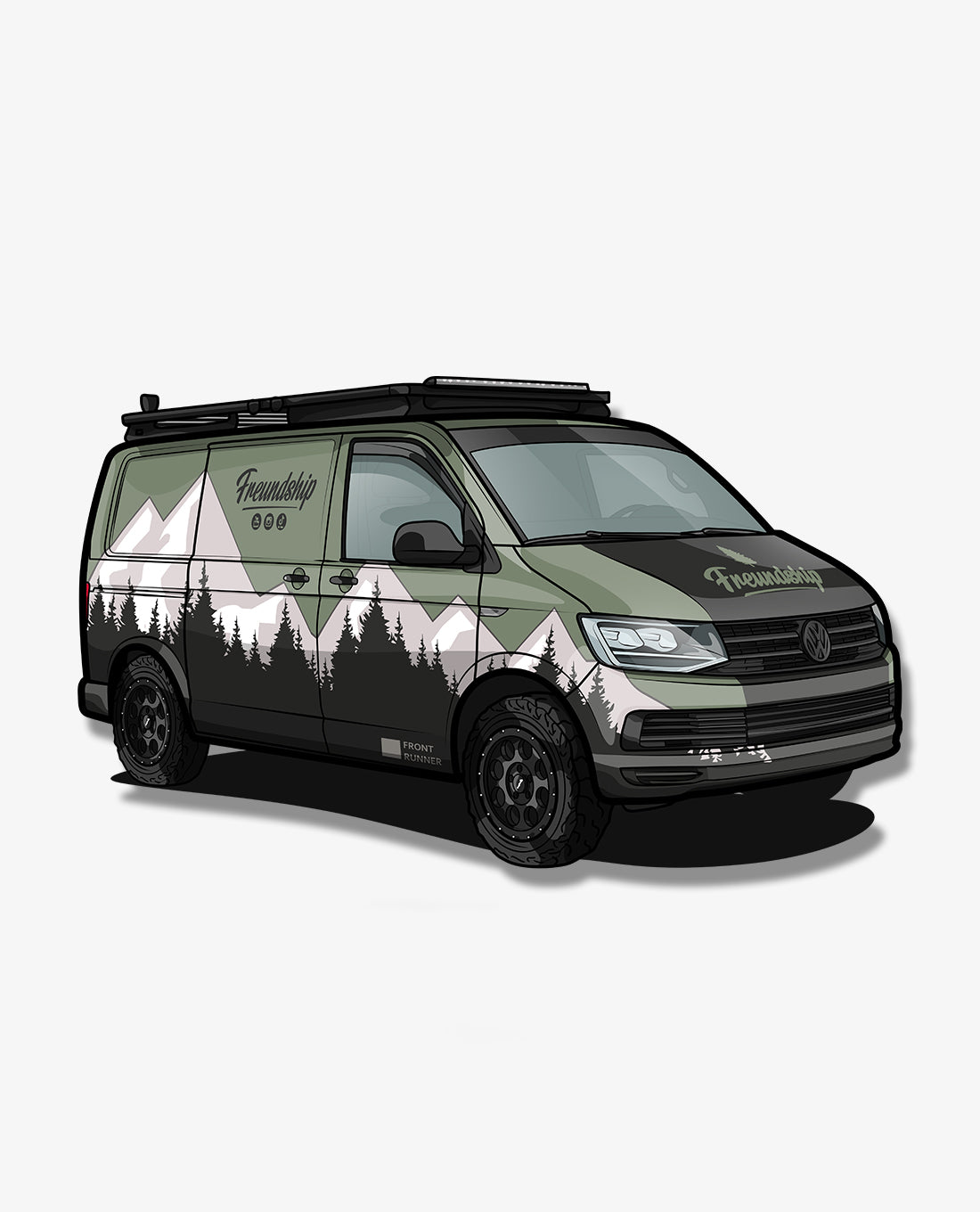 Freundship VW T6 Sticker