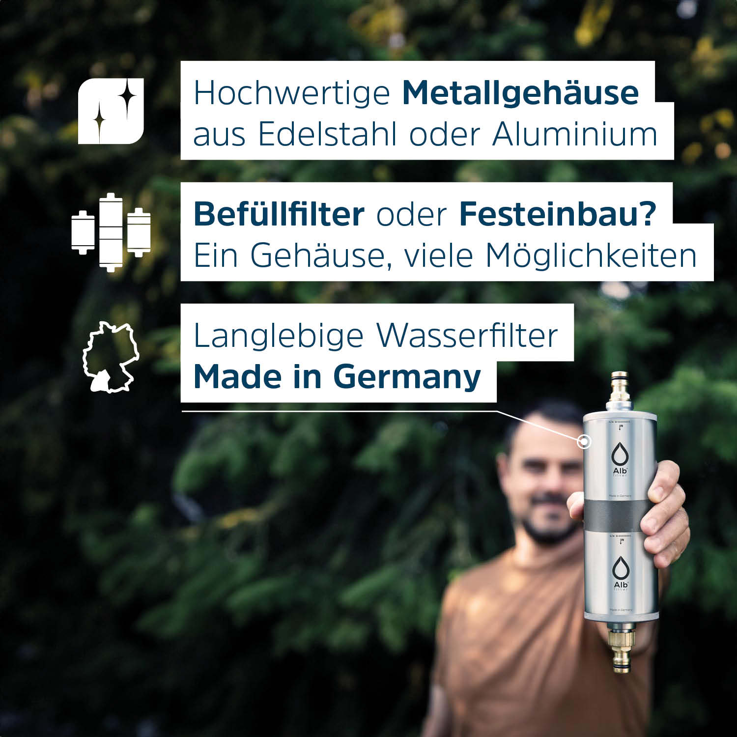 TRAVEL Fusion | Einbaufilter Camping