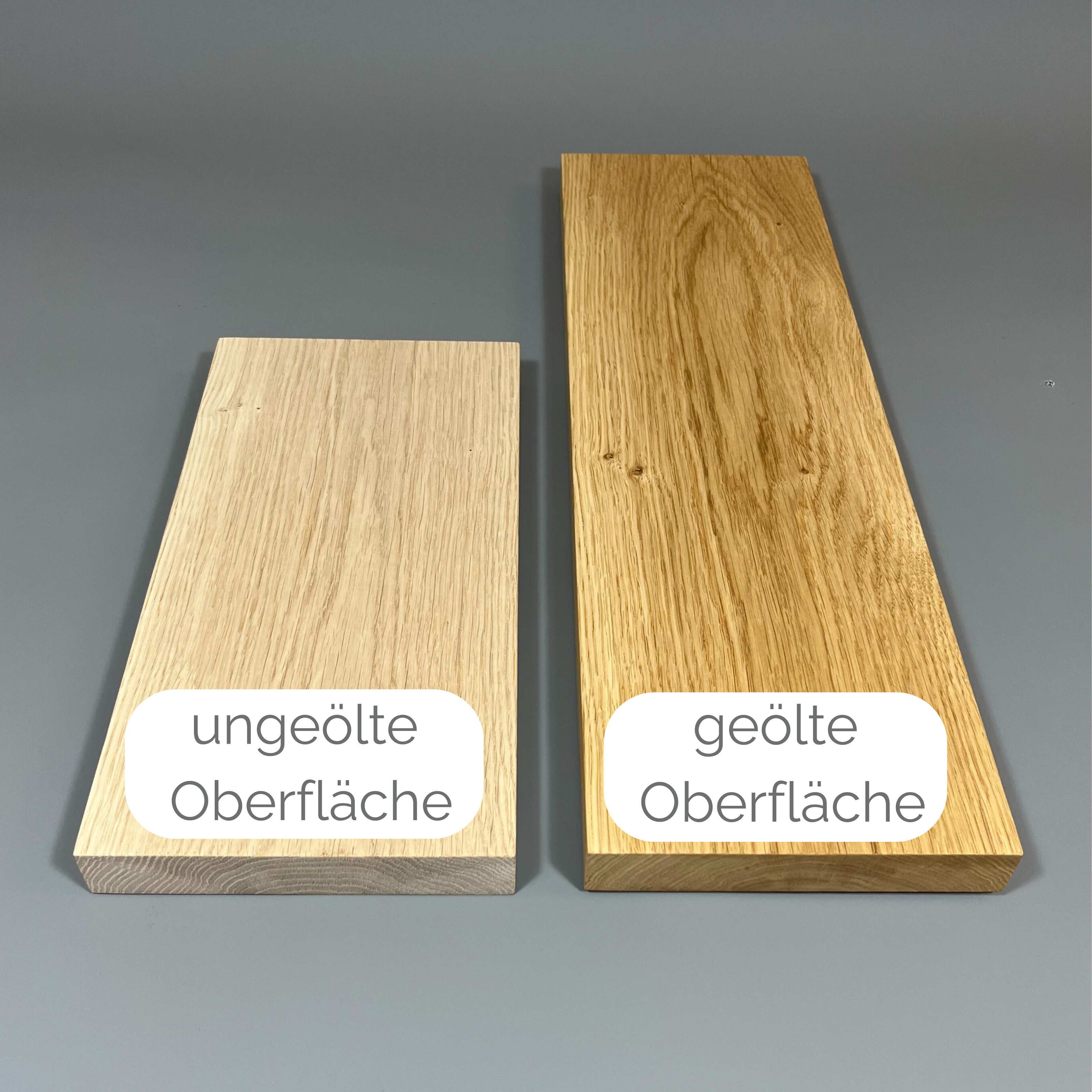 Küchenrollenhalter aus Holz - Metallfuß in Anthrazit