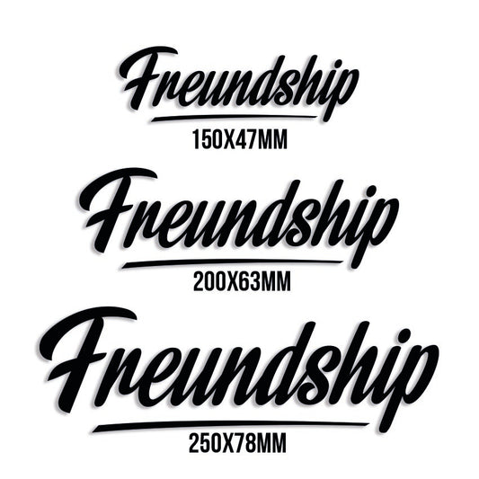 Freundship Logo Sticker Plott